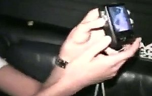 Women watch their friend get fucked in night club