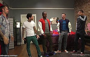 Cheerleader group interracial fucked