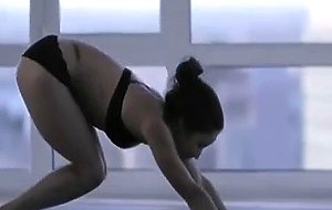 Sporty yoga babe