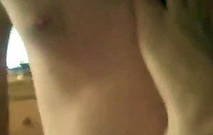 Footjob fucking wife red toes...