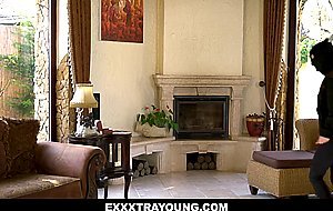 Petite Thief Kate Quinn Fucks with Another Burglar