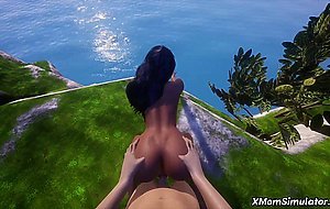 Tight 3D MILF fucked hard POV