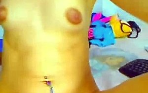 Hot sweet teen asian fingering herself