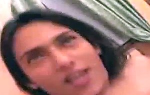 Very busty tranny ass drilled