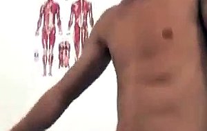 Hottie doctor examines body