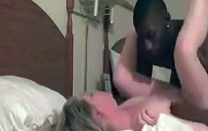 Black dude fucking white milf