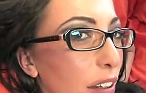 Cuckold eating black bull cum