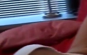 German milf gets cum in her eye