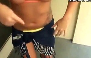 Stunning teen girlfriend gives public blowjob and is ass pounded