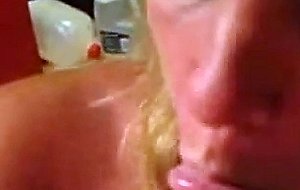 Wife gives bj and gets facialized