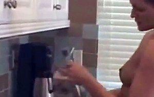 Sexy teen hot cleans