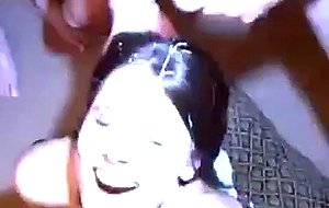Amatuer facials uk - kim receives sloppy dripping bukkake 