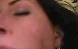Let busty babe gag
