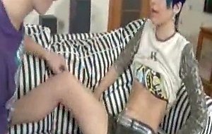 Rammed tight teen girls pussy