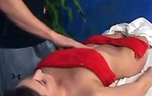 Teen performs wet bj