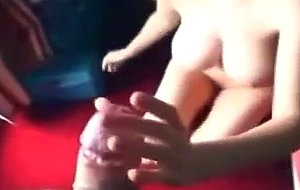 Girls takes a big cock up her ass a