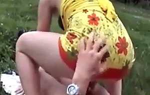 Hot amateur girlfriend sucks and fucks outdoor with cumshoney