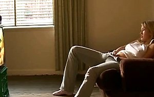 Sexy teen wanking to porn