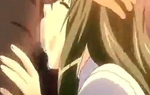 Busty hentai schoolgirl throat fucking and dripping wet