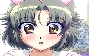 Delicate hentai teen girl enjoys...