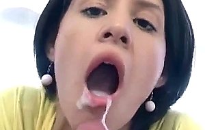 Amateur latin teen maia toscani blows cock
