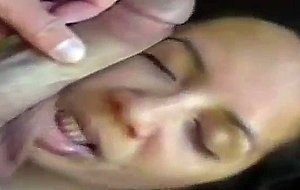 Amazing wife sucking the cock -