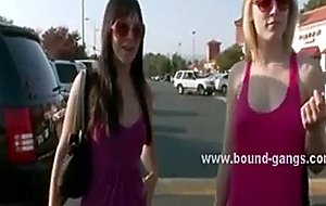 Two gorgeous teens get roughed...