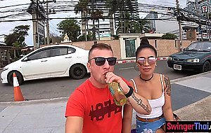 Amateur big tits Thai girlfriend moaning loud when boyfriend fucked her