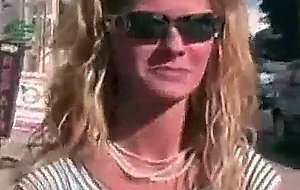 Blonde housewife bj
