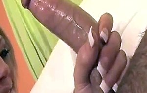 Horny college girl gives friend bj