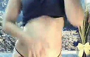 Busty asian babe loves to finger till she cum