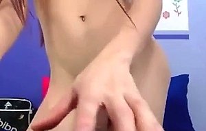 Amateur tranny wanking her big pole