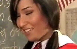 Shemale schoolgirl for honey sex