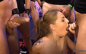 Teen bibi moan gets big dicks cumshots and facials