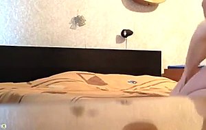 Crazy russian amateur couple wild home sex