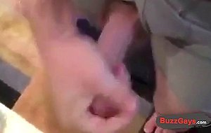 Guy sucks his buddy for cum then shoots his load