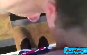 Guy sucks his buddy for cum then shoots his load