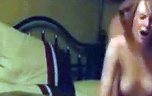 American brunette teen with beautifull booty fucks