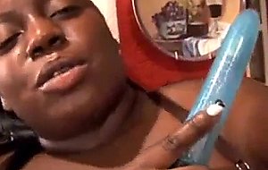 Sexy black bbw has big tits