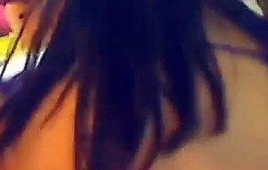 Latina toying her ass