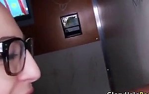 Petite blonde amateur sucks 3 cocks 