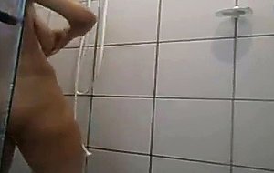 Sexy wife in the shower