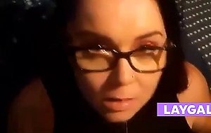 Watch me suck your cock and cum on my face