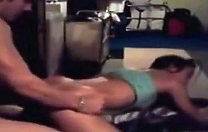 Horny teen fucked on webcam show