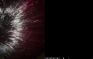 Amateur ebony babe sloppy big black cock blowjob
