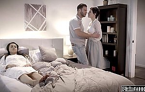 Milf homecare professional gets fucked next to husbands wife