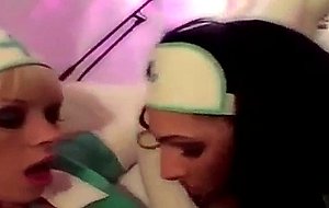  milf lesbian nurses in latex lick and toy pussies