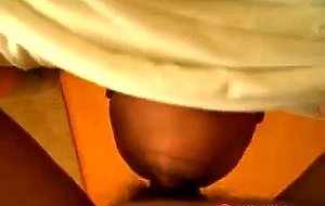 Deepthroat belly daddy by huge cock