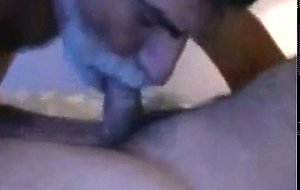 Daddy bear sucking a nice cock