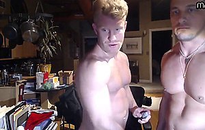MMA Fighter Bare ATM Ginger MuscleBitch